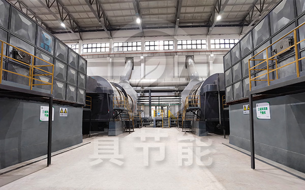 有機(jī)污泥烘干機(jī)運(yùn)行現(xiàn)場(chǎng) 有機(jī)污泥烘干機(jī)運(yùn)行現(xiàn)場(chǎng)